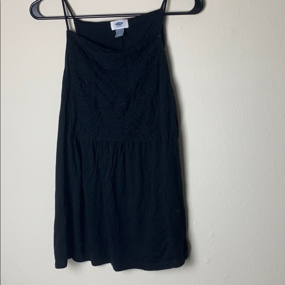 Lace detail tank top
